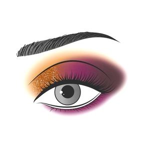 💄Girls Night Look💄 with blue eyeliner and a highlighter by Makeup Geek NWT